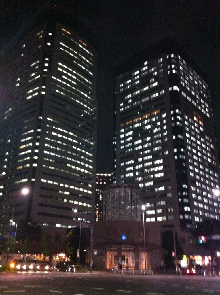 豊洲駅前からの夜景