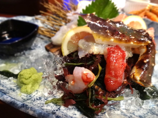 メヒコ　かに刺身