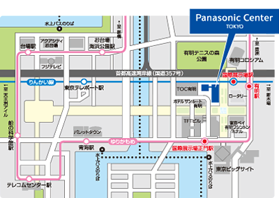 パナソニックセンター地図