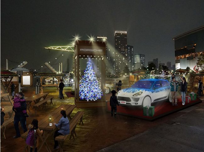 ららぽーと豊洲イベント　ポルシェ クリスマス マーケット 1　豊洲マガジン